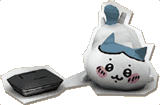 無料ペーパークラフトのちいかわのハチワレとパック寿司