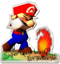 マリオのペーパークラフトをダウンロードする（Papercraft of Mario SSB64 DOWNLOAD)