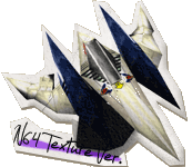 Papercraft of starfox64 arwing 1/ 2 pieces (Nintendo64 texture ver. : スターフォックス64風アーウィンの無料ペーパークラフト