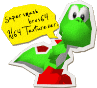 Papercraft of YOSHI Super smash bros 64 Nintendo64 SSB texture ver. DOWNLOAD : ペーパークラフト　ヨッシー　任天堂オールスター スマッシュブラザーズ スマブラ　ニンテンドウ64テクスチャバージョン